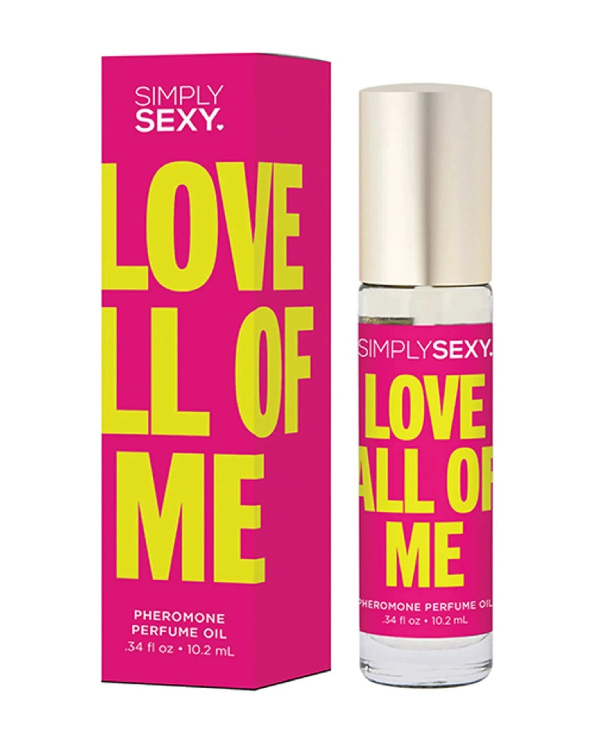 SIMPLY SEXY PHEROMONE PERFUME OIL LOVE ALL OF ME 10.2 ML - All Novelties | MENLL